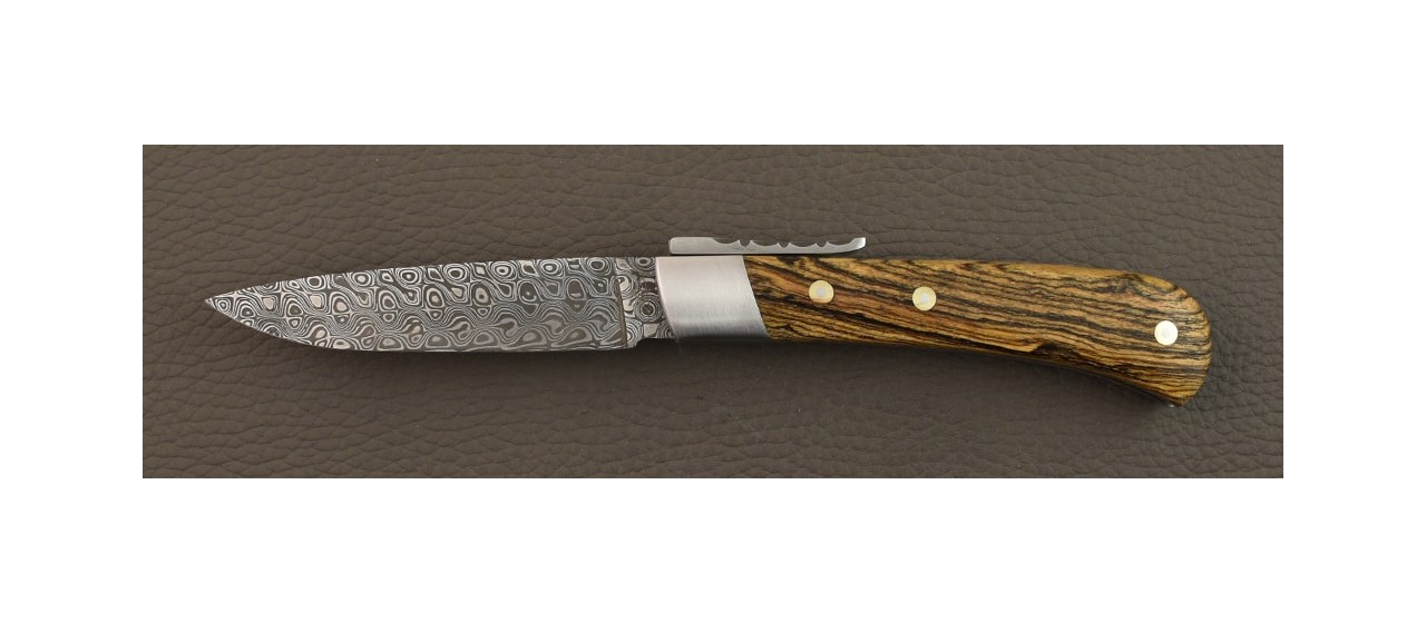 Corsican L'Antò "Guilloché" Damascus Range Bocote