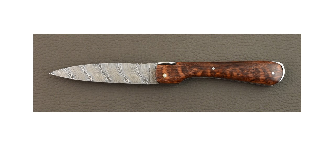 Corsican Sperone "Guilloché" Damascus Range Full Handle Amourette