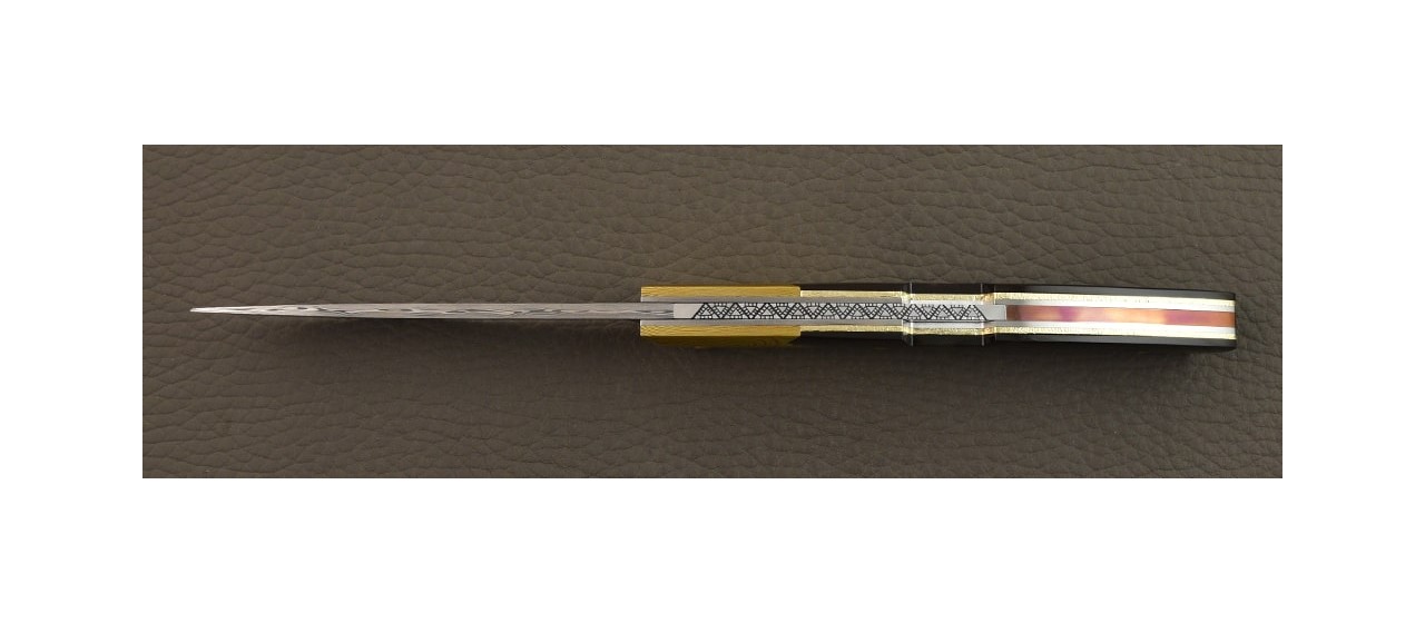 Le Thiers® Advance Damas Écaille de Tortue et mitre en Mokume Gane