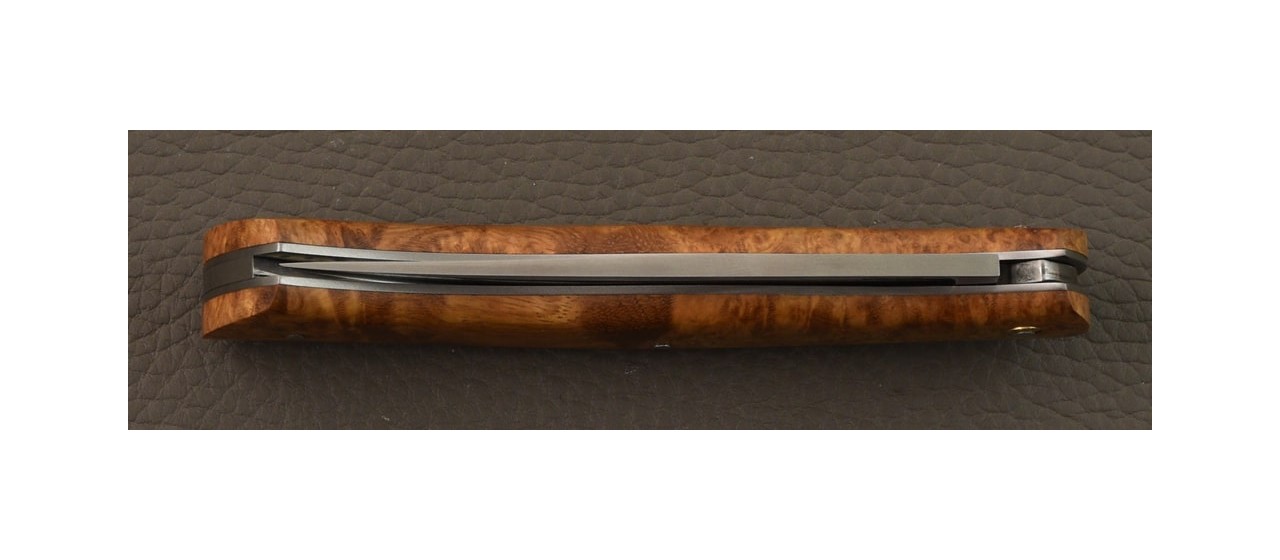 Löfgren Amboyna burl knife by Jérôme Latreille