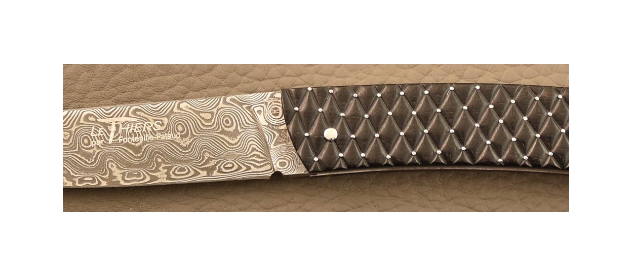 Le Thiers® Nature Damascus Quilted ebony