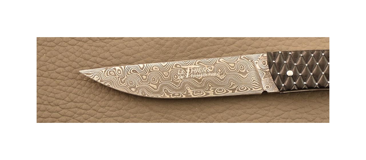 Le Thiers® Nature Damascus Quilted ebony