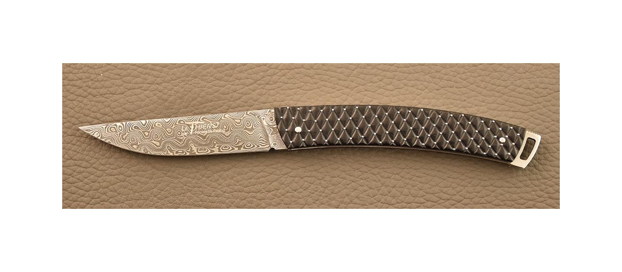 Le Thiers® Nature Damascus Quilted ebony