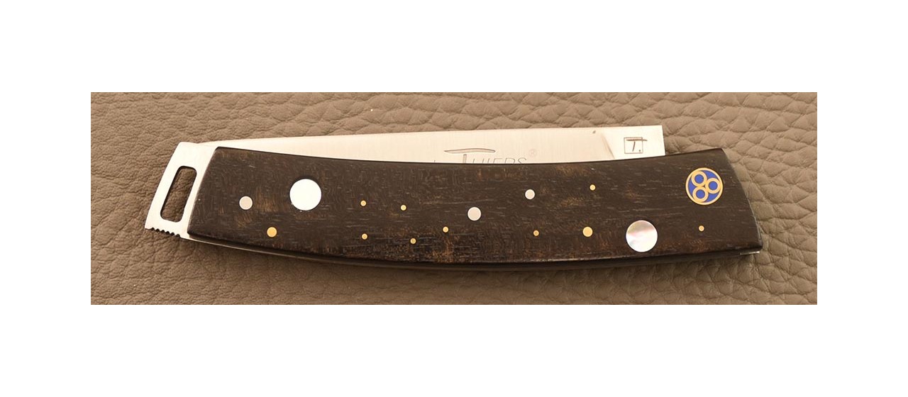 Le Thiers® Pocket Ebony & Mother of pearl handle