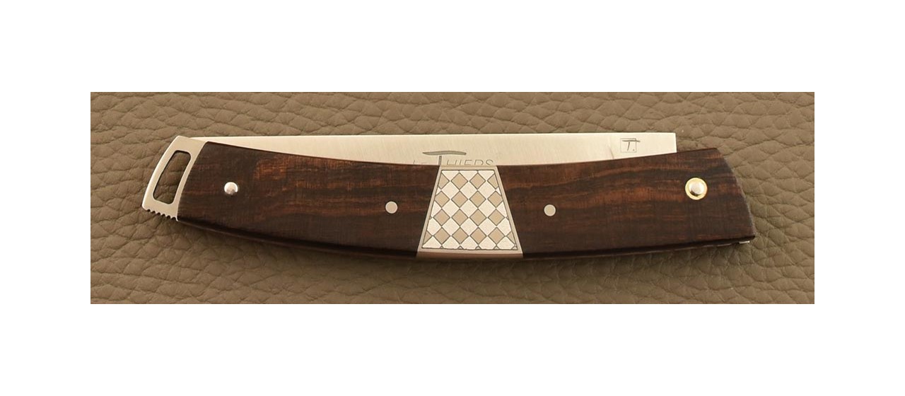 Le Thiers® Nature pen knife Ironwood & engraving