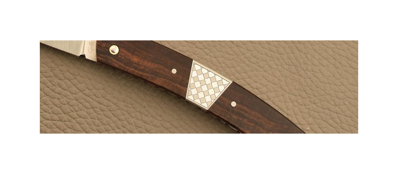 Le Thiers® Nature pen knife Ironwood & engraving