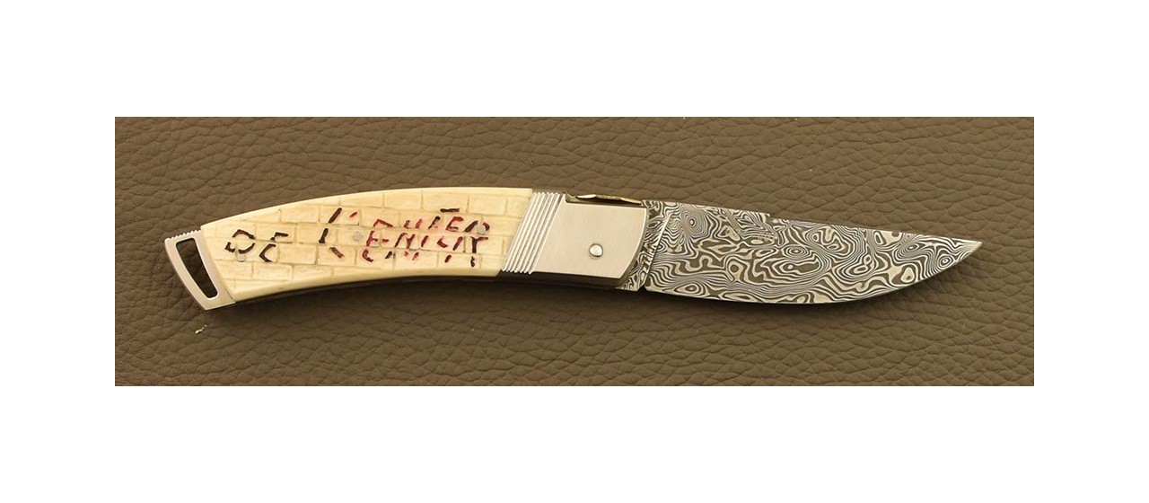 Le Thiers® Gentleman Damascus Real bone