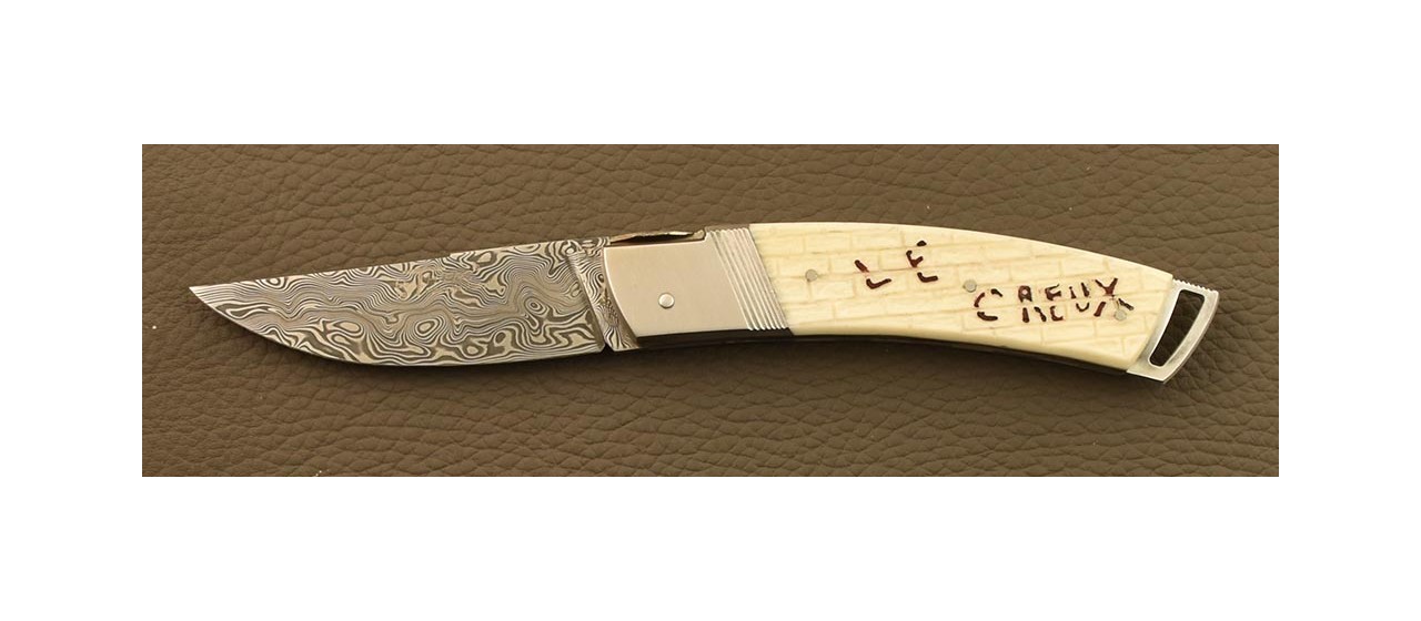 Le Thiers® Gentleman Damascus Real bone