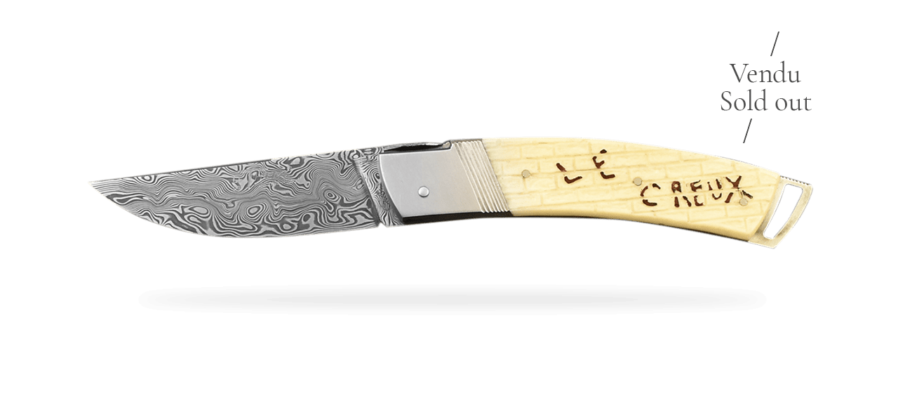 Le Thiers® Gentleman Damascus Real bone