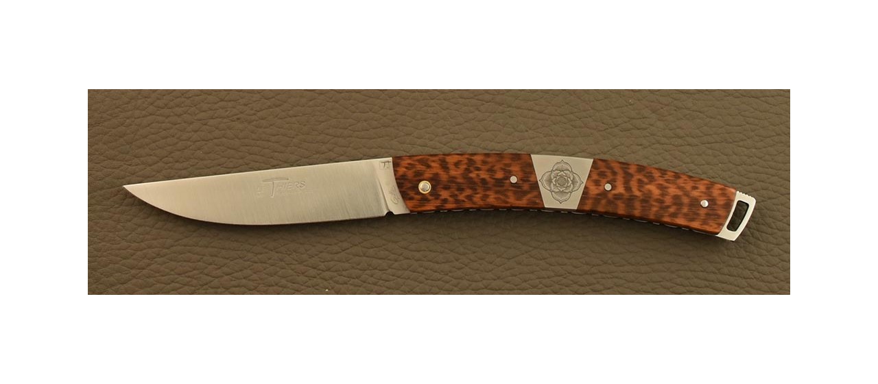 Le Thiers® Nature pen knife amourette & engraving