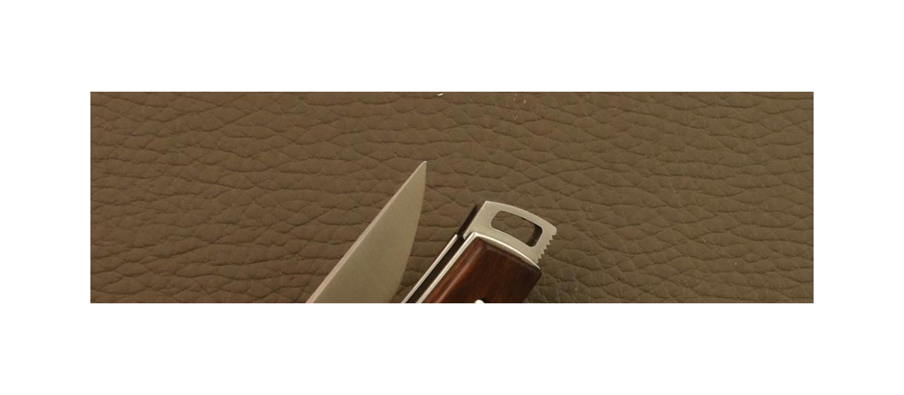 Le Thiers® Nature knife Flint stone Ironwood