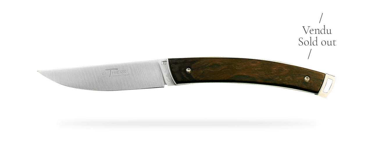 Le Thiers® Nature knife Flint stone Ironwood