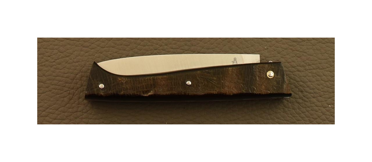 Lombard knife Buffalo bark