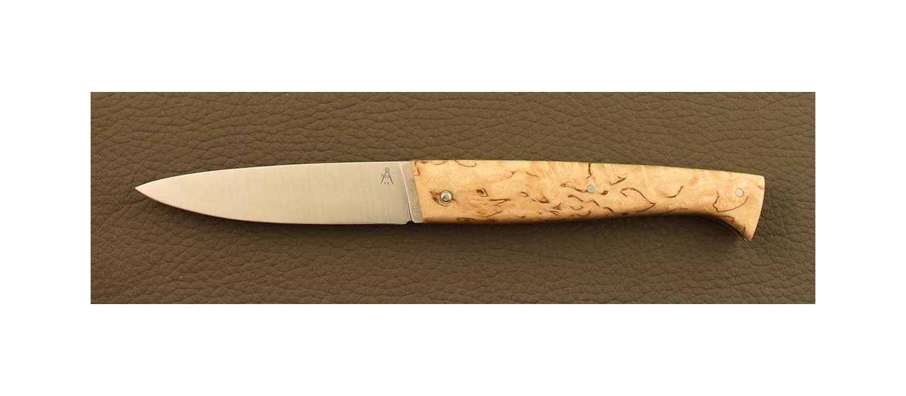 Lombard knife curly birch