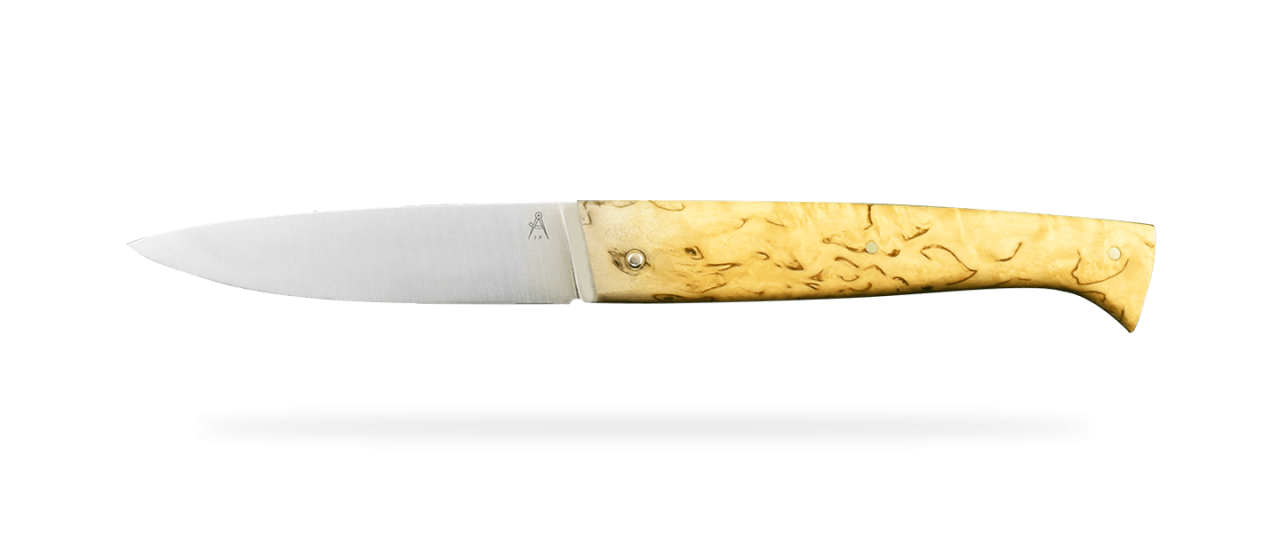 Lombard knife curly birch