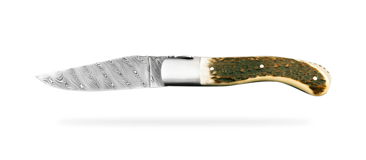 Laguiole Sport Damascus Range Stag