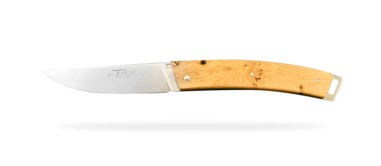 Le Thiers® Pocket Full handle Juniper burl