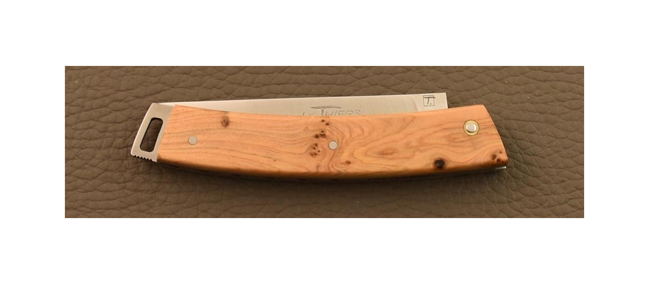 Le Thiers® Pocket Full handle Juniper burl