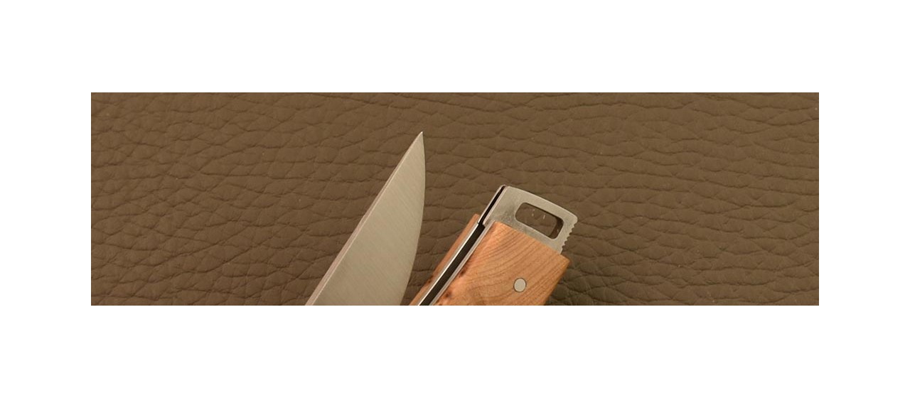 Le Thiers® Pocket Full handle Juniper burl