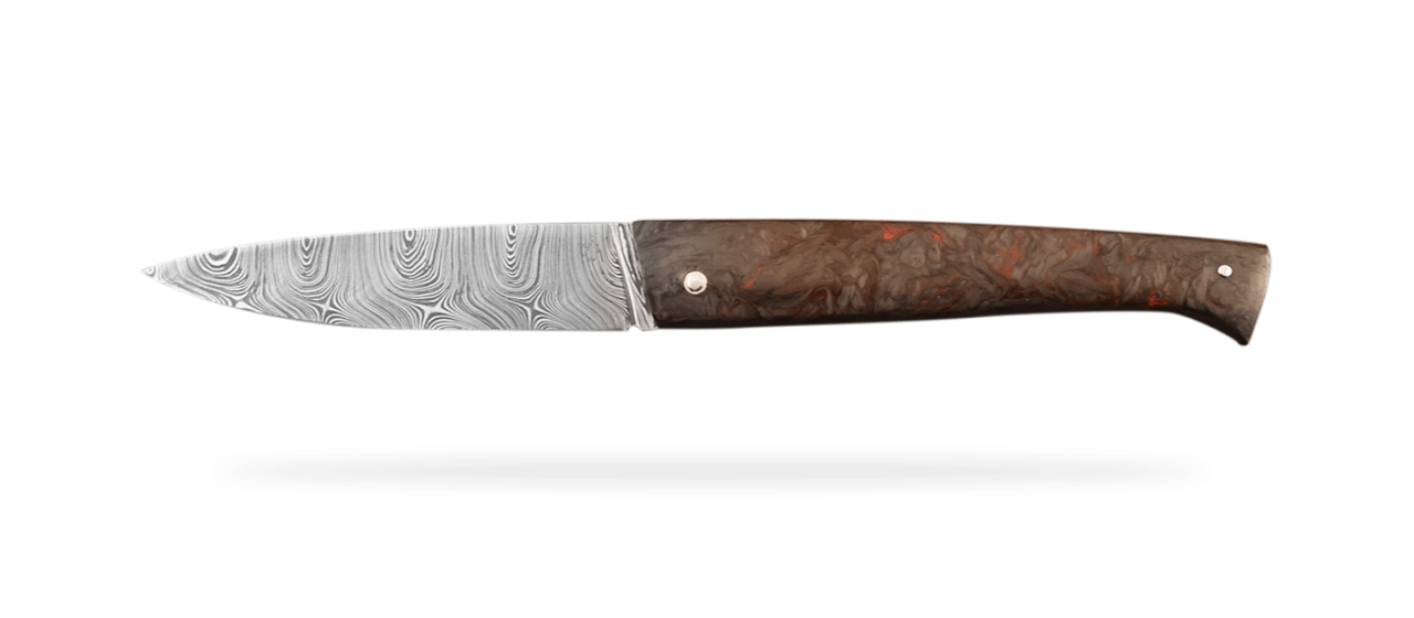 Lombard Damascus Fat Carbon Red Dark Matter ultra-light