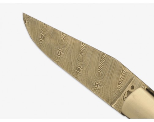 Stainless steel damascus blade